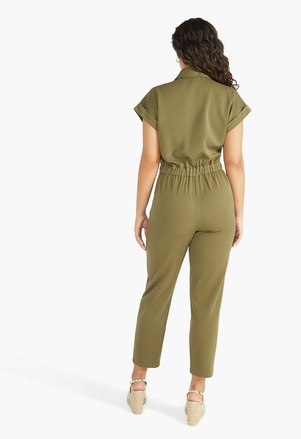 UTILITY JUMPSUIT Green