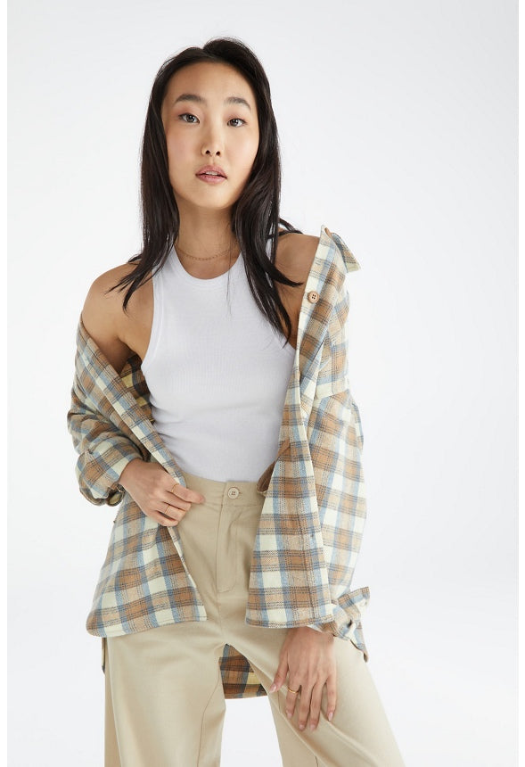 Plaid Shacket Kentucky Blue Multy Plaid
