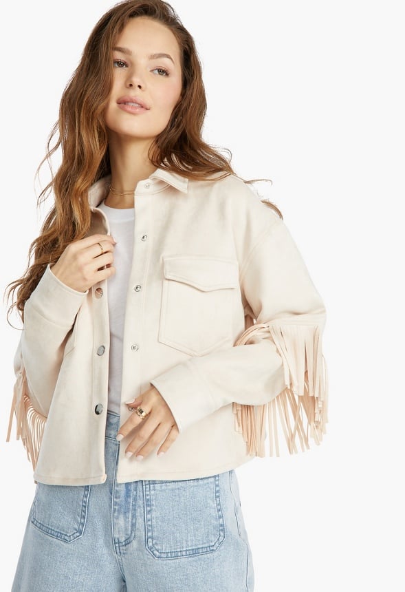 Fringe Suede Jacket Shell