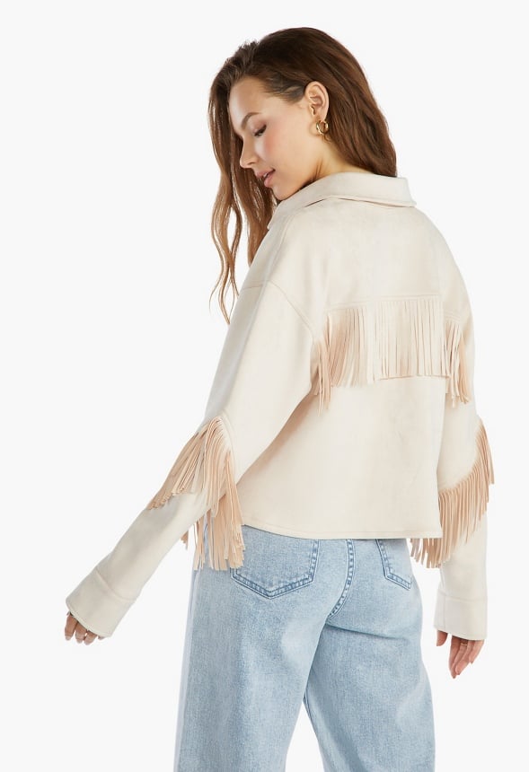 Fringe Suede Jacket Shell