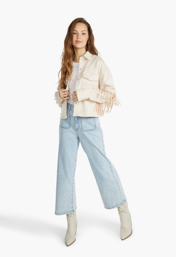Fringe Suede Jacket Shell