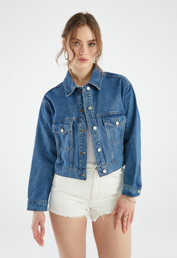 BOYFRIEND CROP TRUCKER Collective