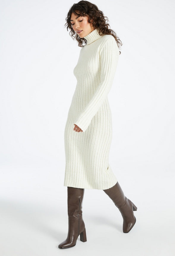 Easy Sweater Midi Dress Marshmallow
