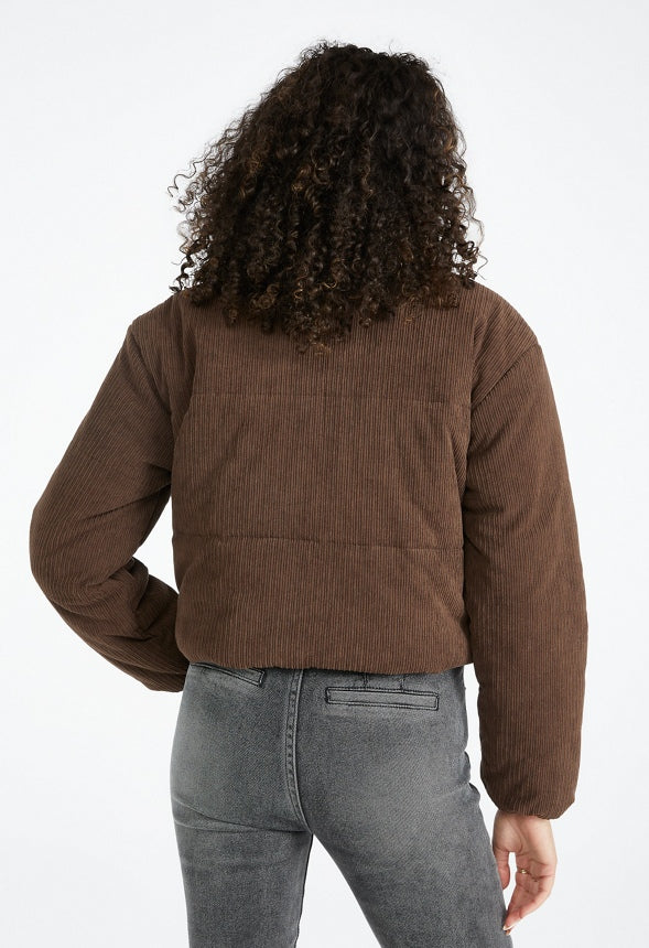 Corduroy Puffer Coffee