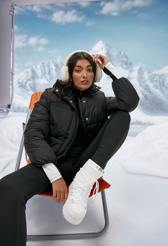 2 In 1 Puffer Vest Black Caviar