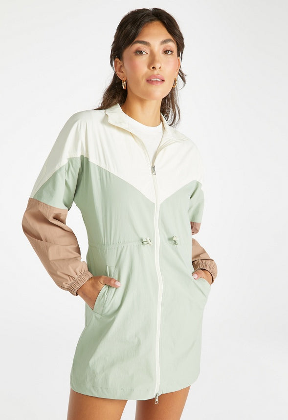 Sporty Mini Dress Colorblock Multi