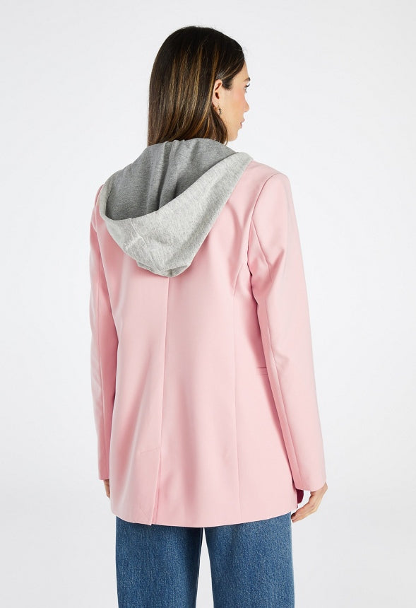 Hoodie Blazer Rose Smoke/ Heather Grey