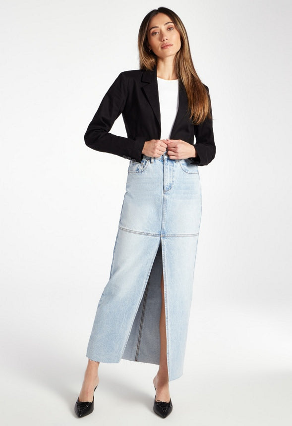 Cropped Blazer Black Caviar