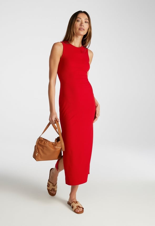 Maxi Tank Dress Salsa Red