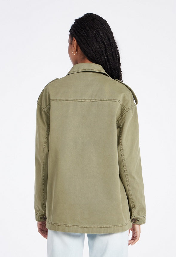 Cargo Jacket Burnt Olive Green