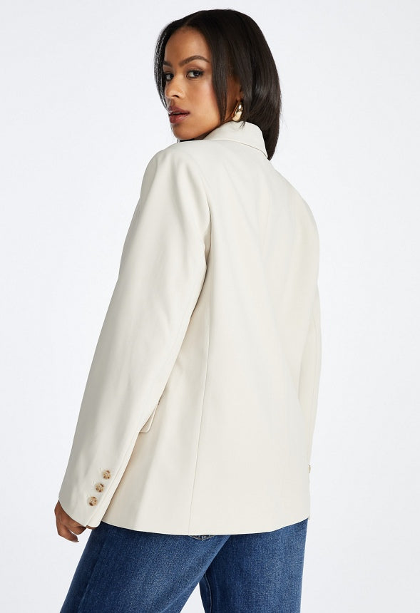 Oversized Blazer Light Beige