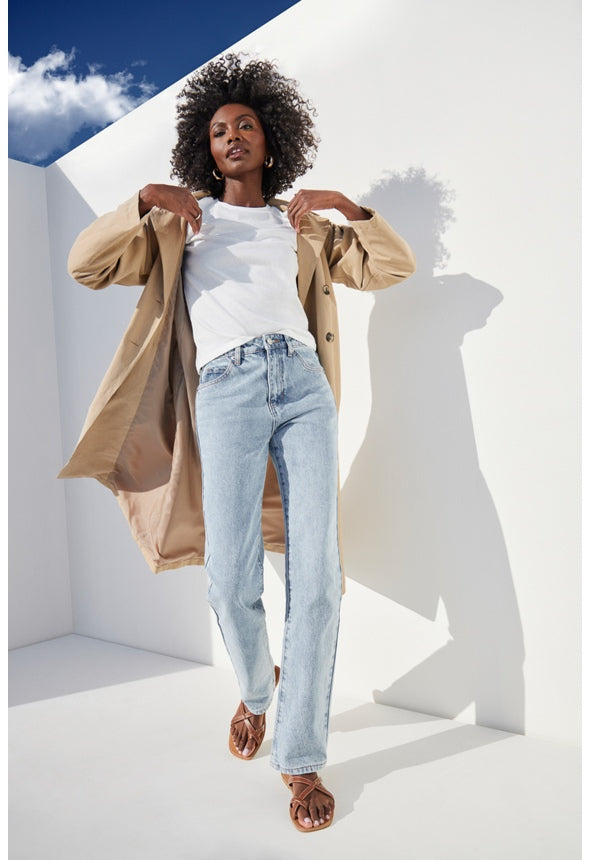 Belted Trench Coat Khaki