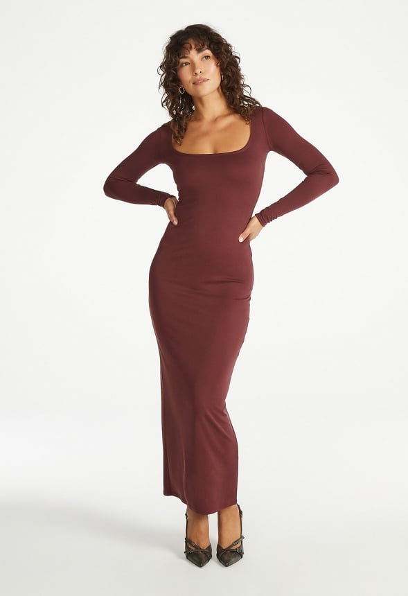 Long Sleeve Knit Dress Port Royale
