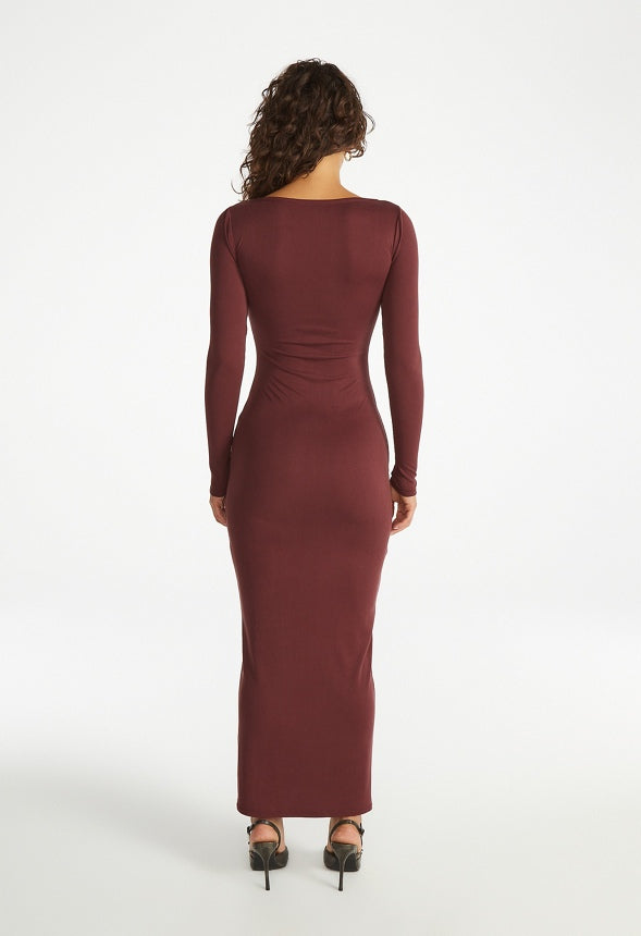 Long Sleeve Knit Dress Port Royale