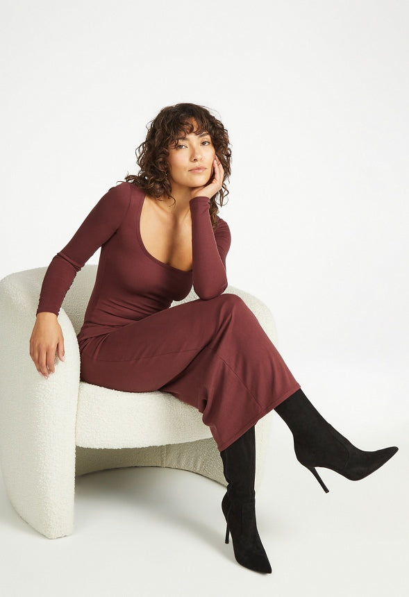 Long Sleeve Knit Dress Port Royale