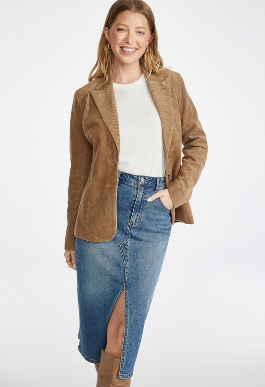 Corduroy Blazer Light Khaki