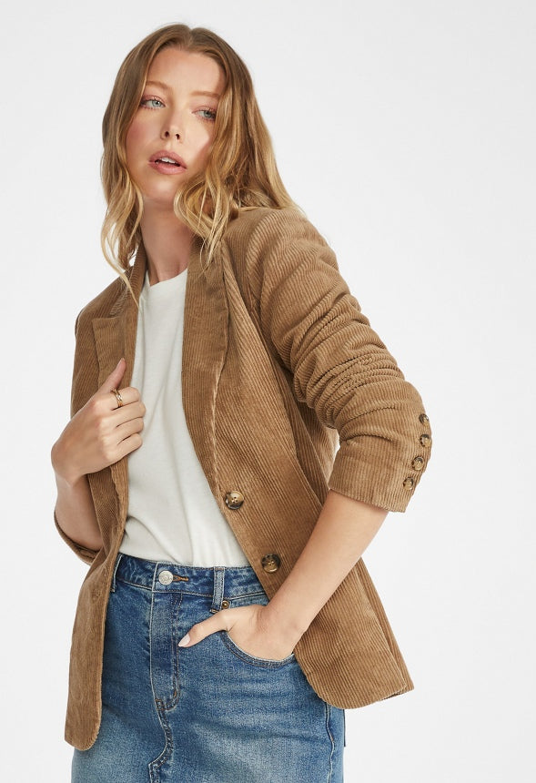 Corduroy Blazer Light Khaki