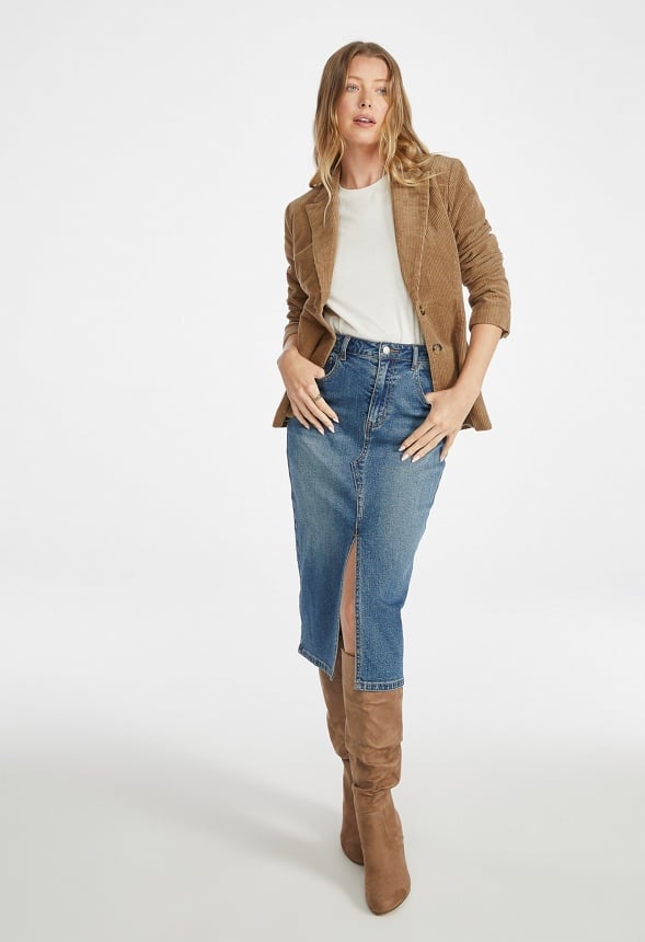 Corduroy Blazer Light Khaki