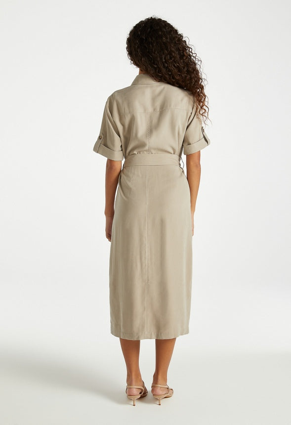 Utility Shirtdress Walnut