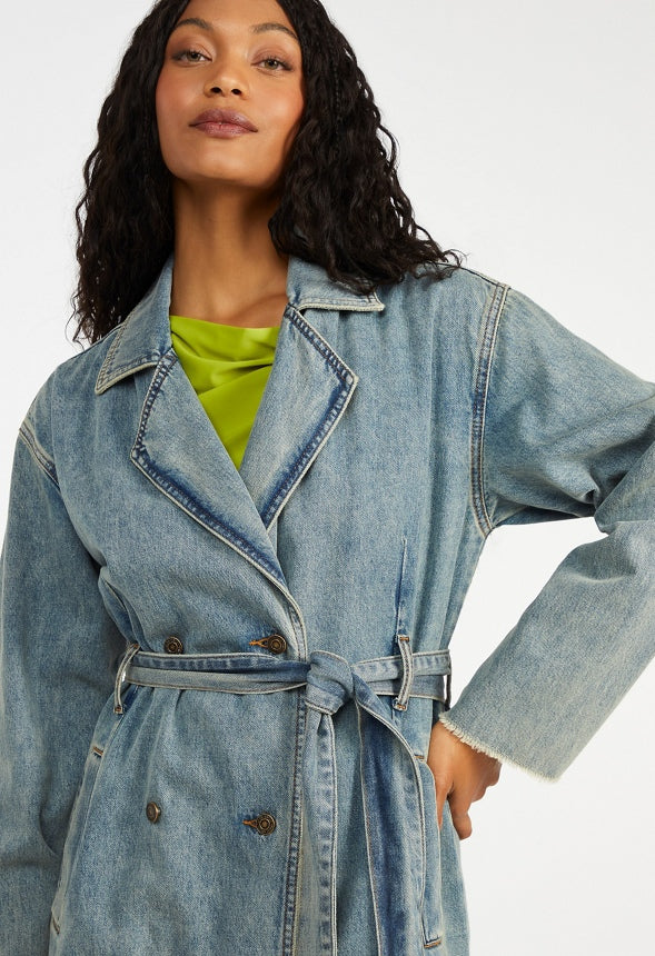 Denim Trench Coat Vault