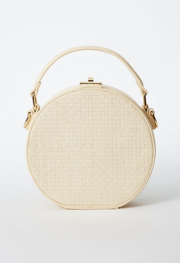 Rattan Canteen Crossbody Natural
