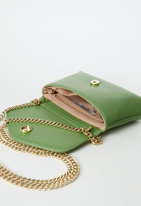 Night Out Crossbody Stone Green