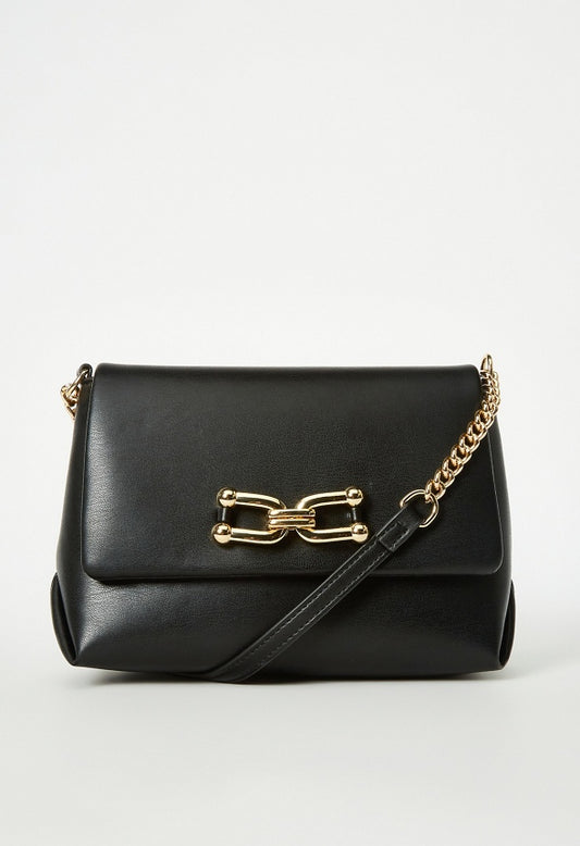 Crossbody With Chain Strap Black