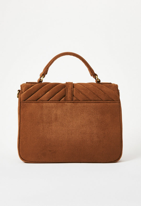 Fringe Crossbody Taupe
