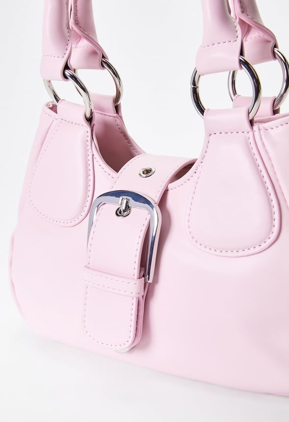 Padded Buckle Bag Chalk Pink