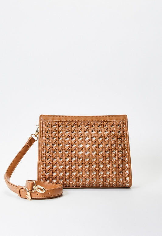 Woven Crossbody Light Tan