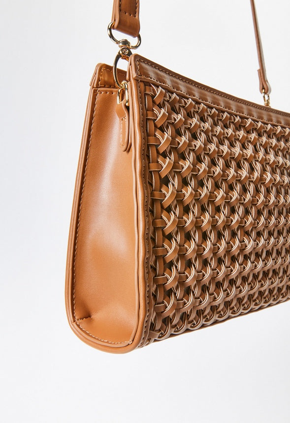 Woven Crossbody Light Tan