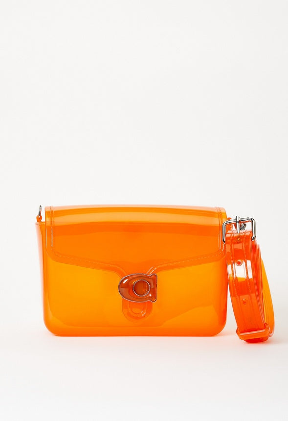 Jelly Crossbody With Flap Orange