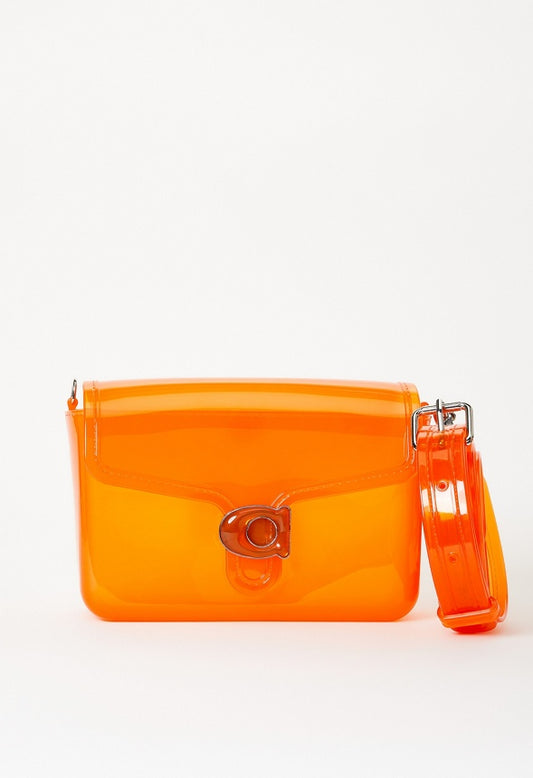 Jelly Crossbody With Flap Orange