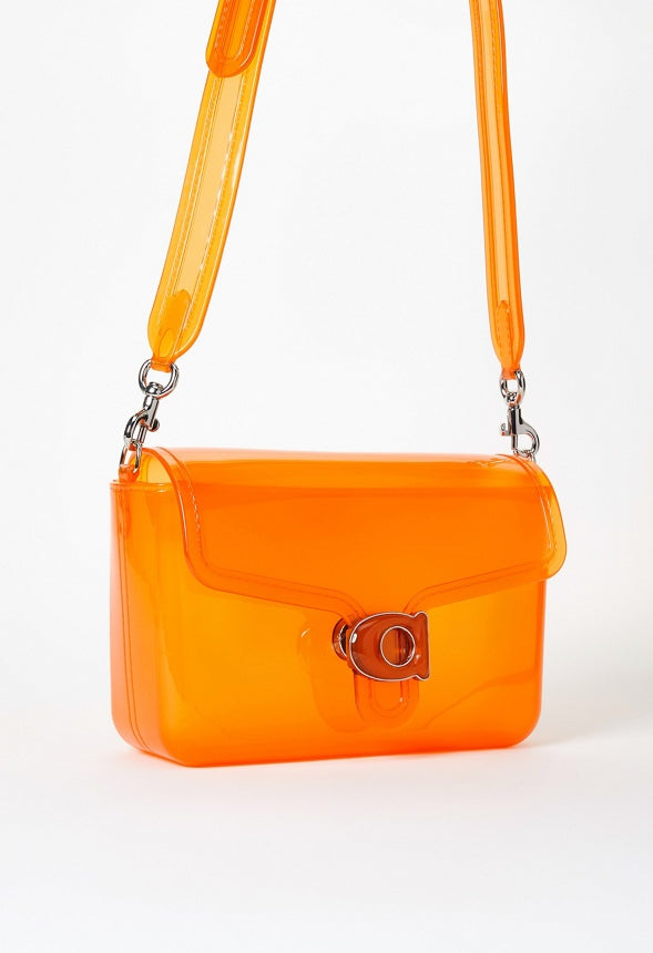 Jelly Crossbody With Flap Orange