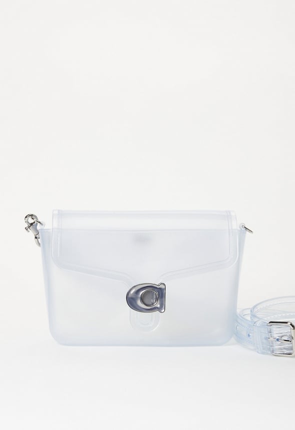 Jelly Crossbody With Flap Clear