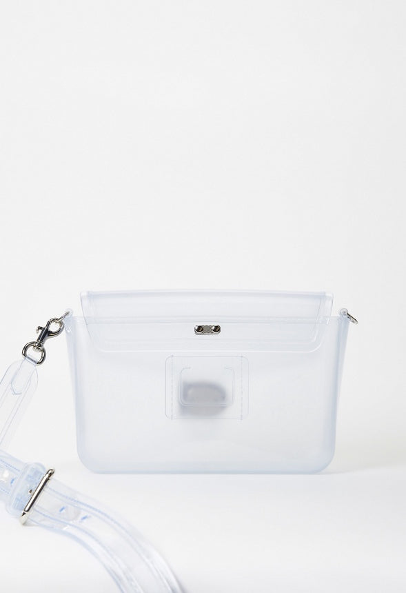 Jelly Crossbody With Flap Clear