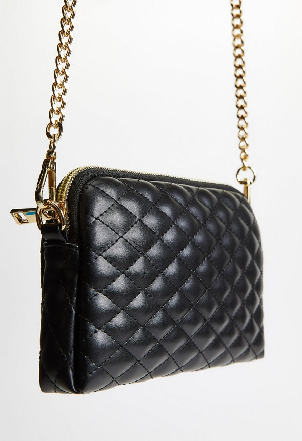 Mini Dome Crossbody Black