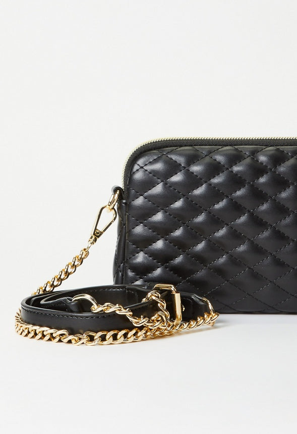 Mini Dome Crossbody Black