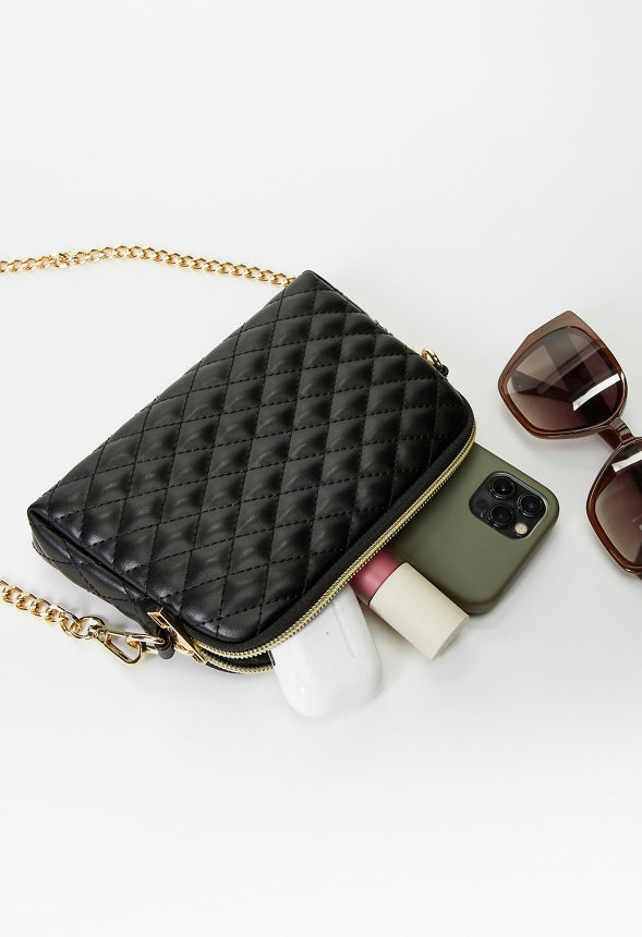 Mini Dome Crossbody Black