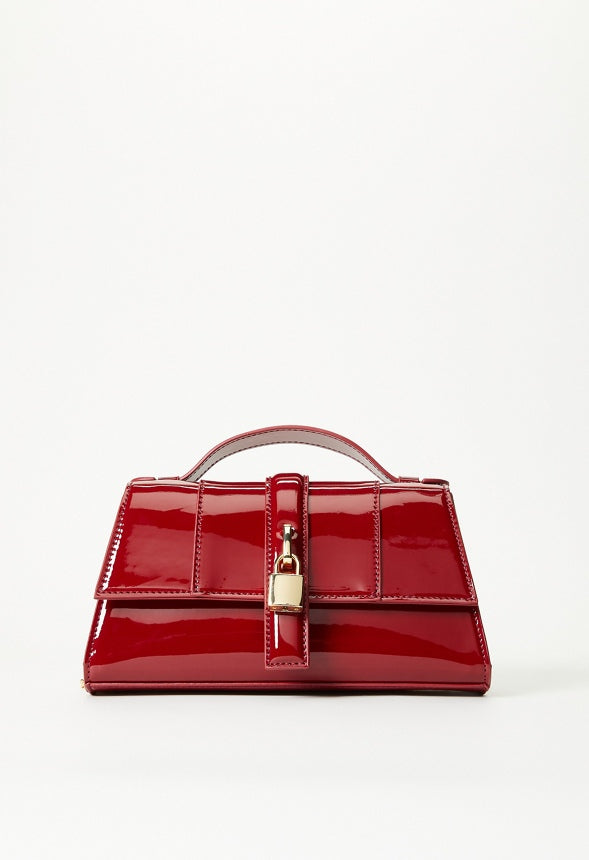 Mini Structured Crossbody With Chain Tibetan Red