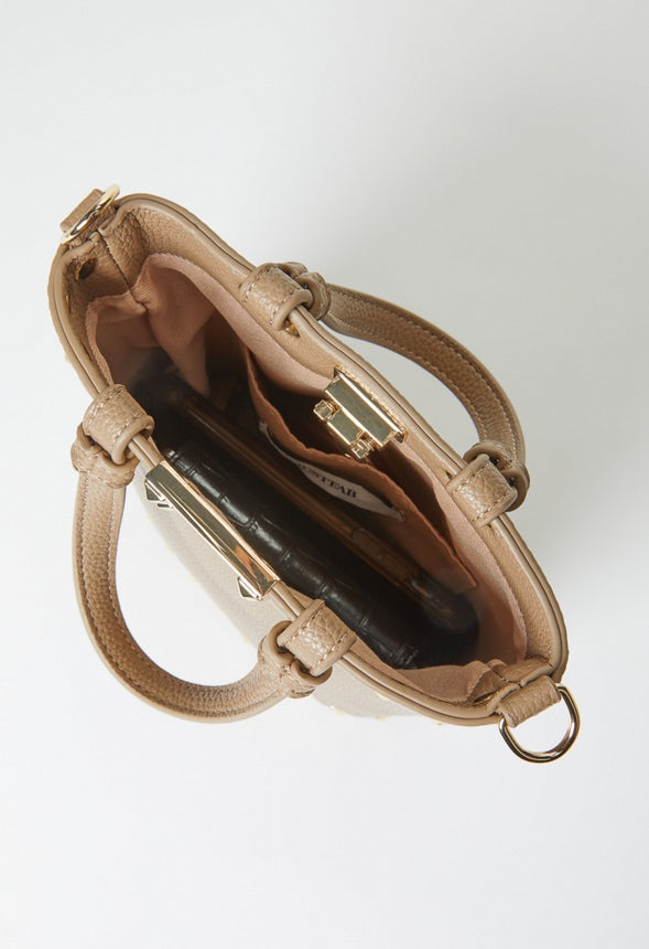 Studded Bucket Bag Taupe