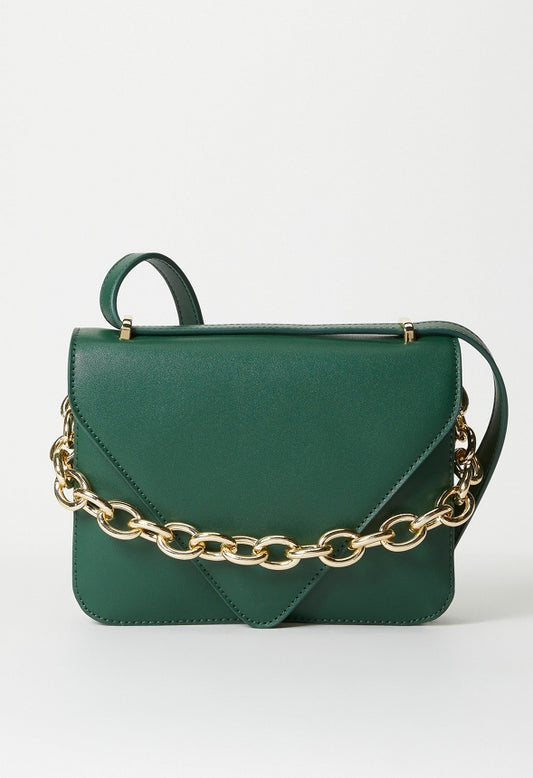 Crossbody With Large Chain Rainforest