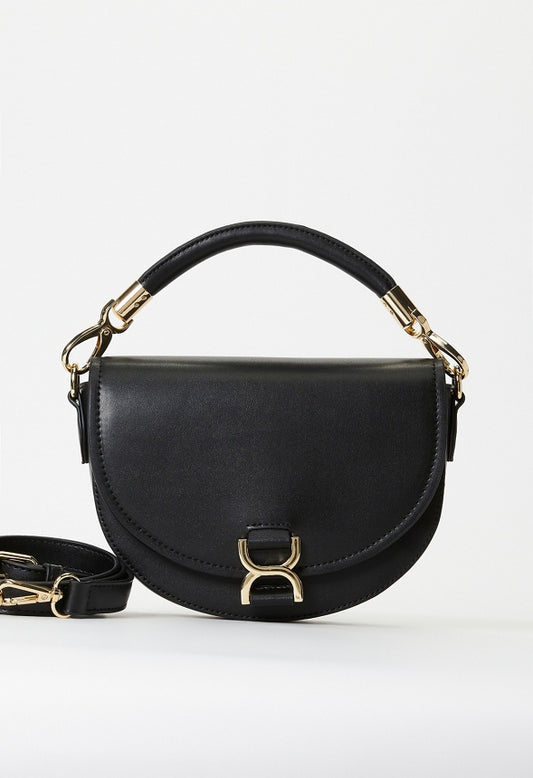 Saddle Bag With Hardware Black
