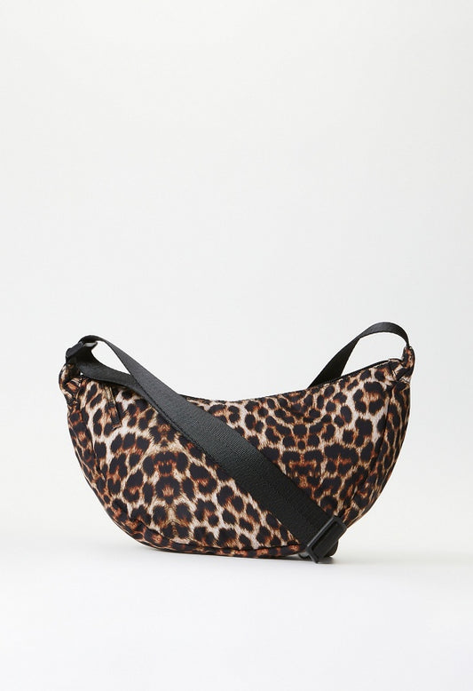 Half Moon Sling Crossbody Leopard