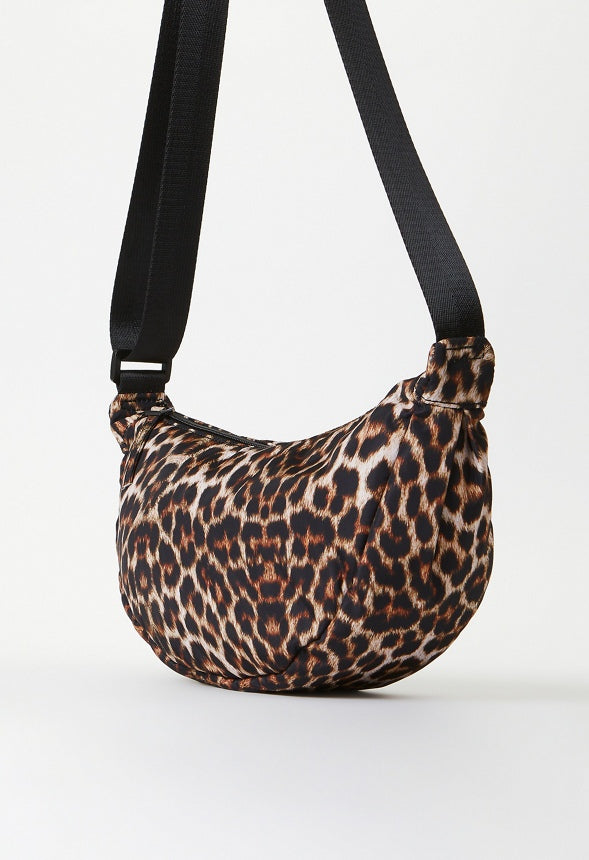 Half Moon Sling Crossbody Leopard