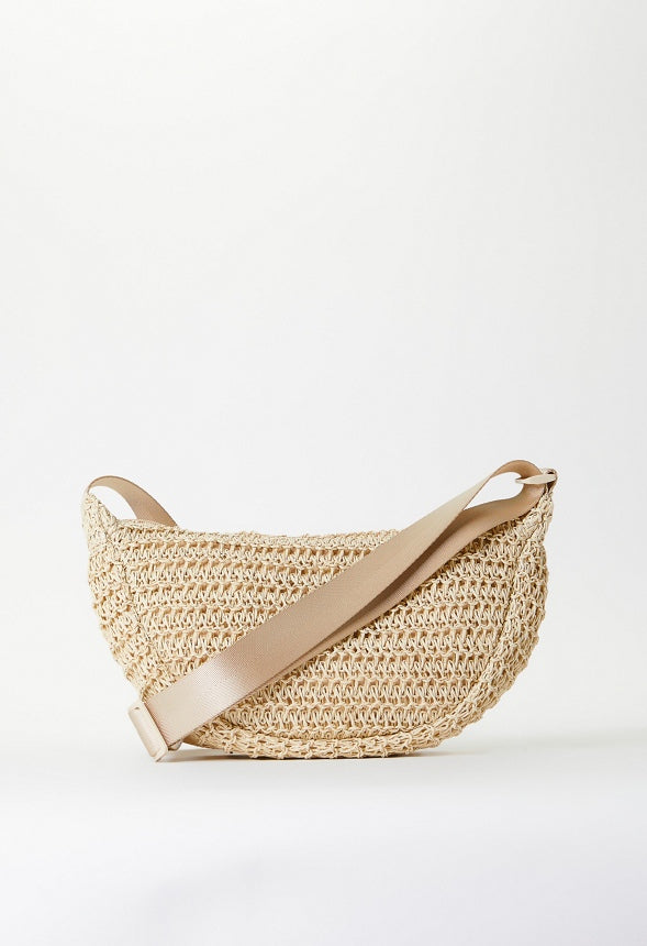 Half Moon Sling Crossbody Natural