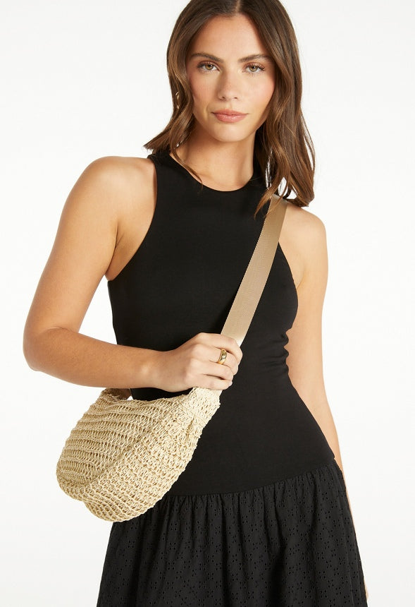 Half Moon Sling Crossbody Natural