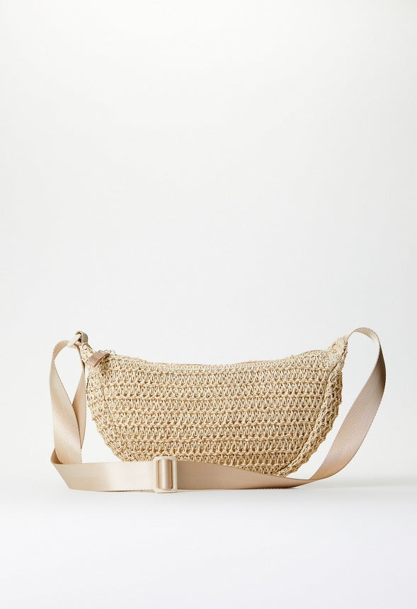 Half Moon Sling Crossbody Natural