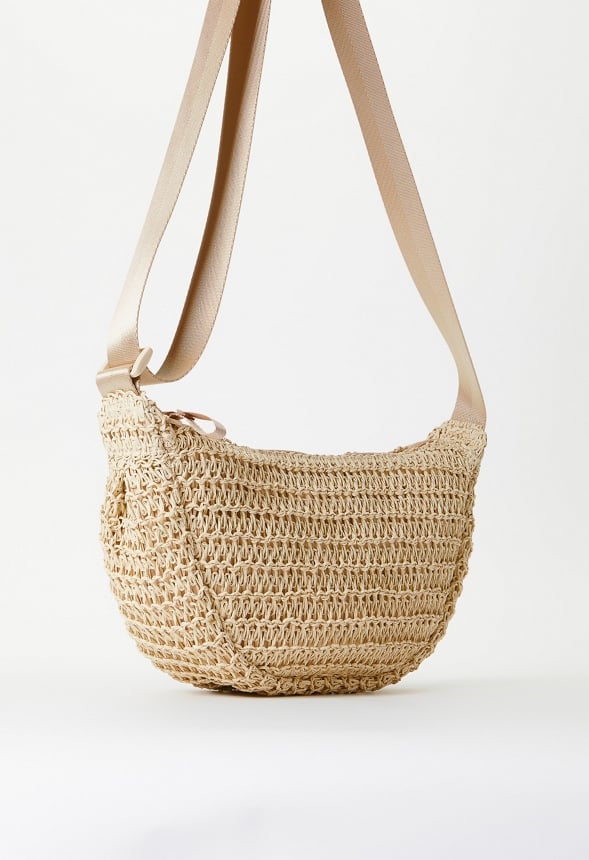 Half Moon Sling Crossbody Natural