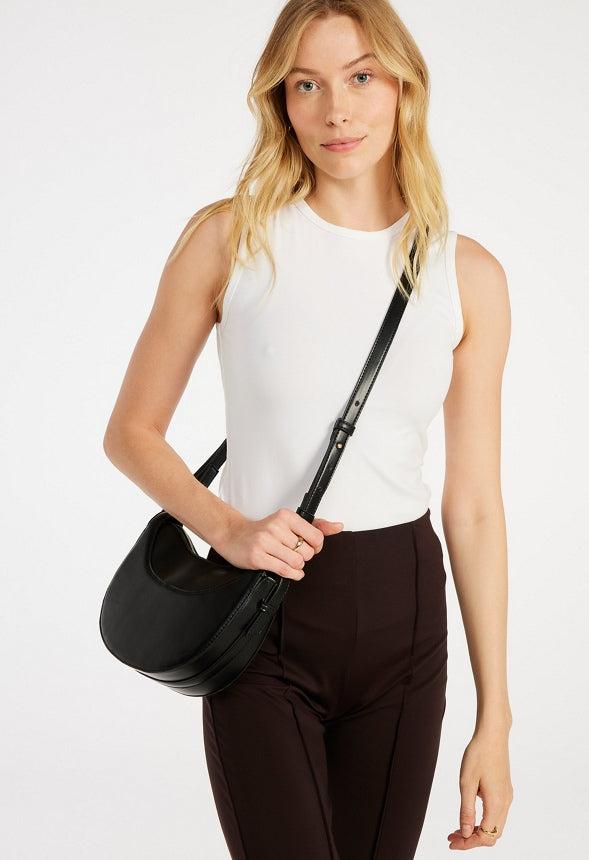 Crescent Crossbody Black